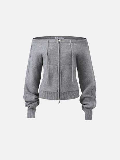 Aelfric Eden Off-the Shoulder Cardigan-Limited Sale