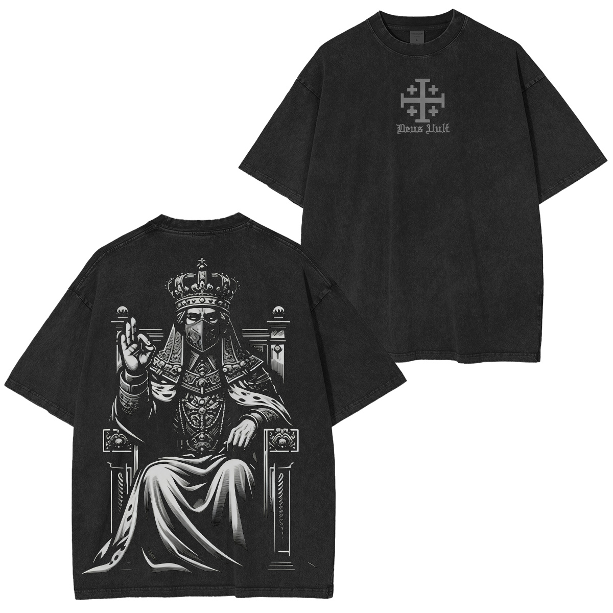 Baldwin IV Leper King Washed T-shirt/Crewneck/Hoodie-Limited Sale