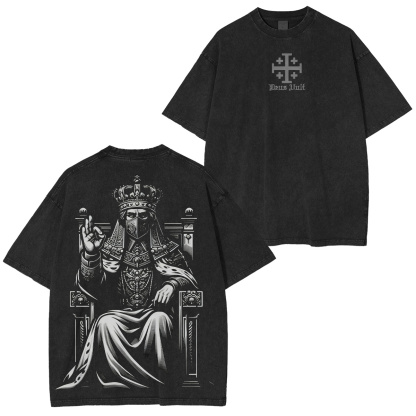 Baldwin IV Leper King Washed T-shirt/Crewneck/Hoodie-Limited Sale