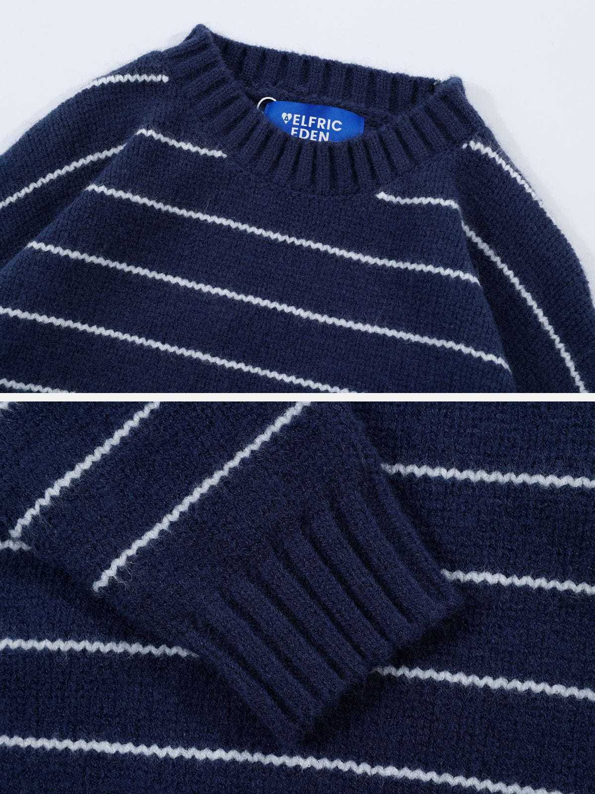 Aelfric Eden Stripes Pattern Sweater-Limited Sale