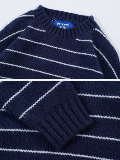 Aelfric Eden Stripes Pattern Sweater-Limited Sale