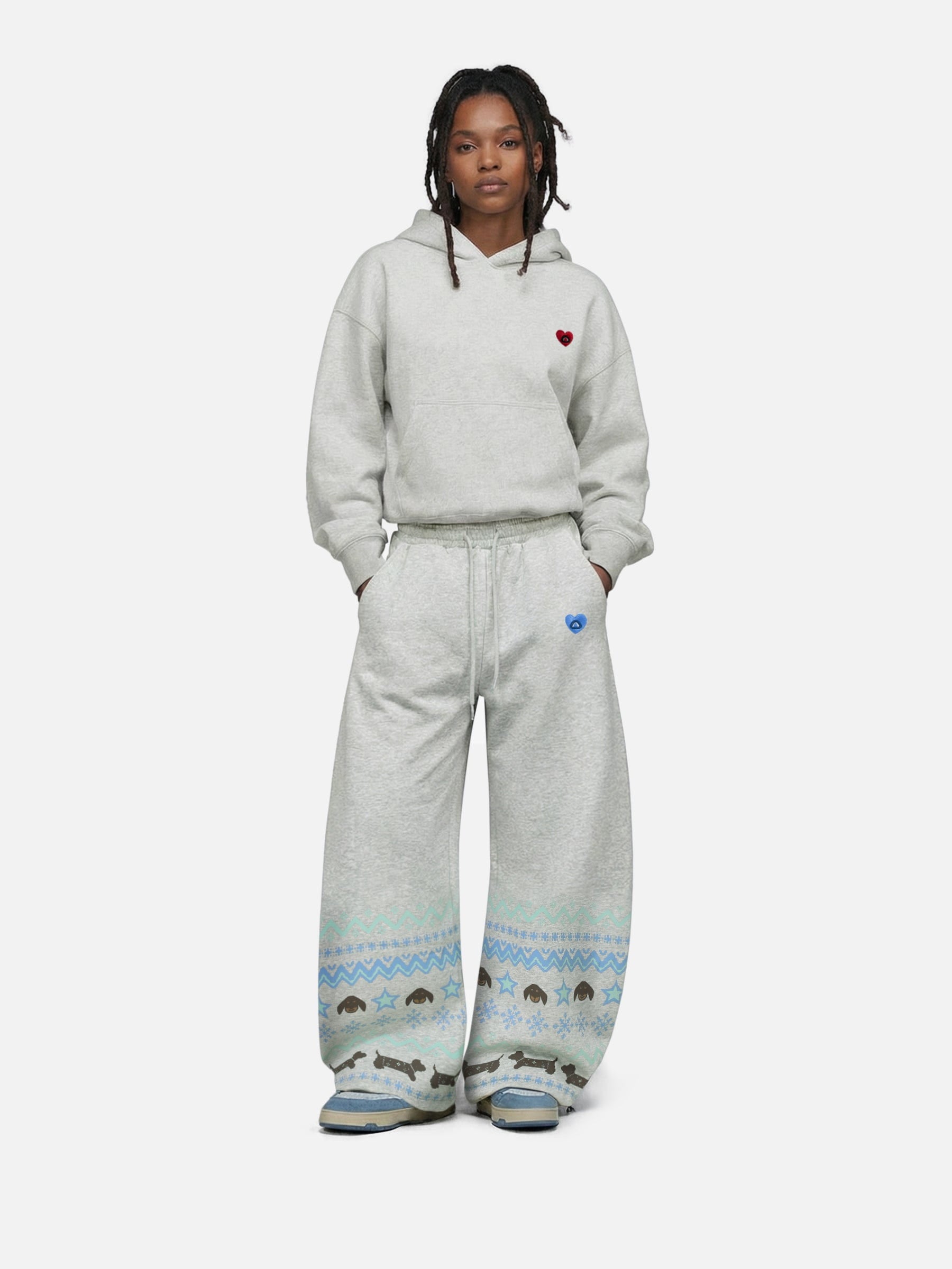 Aelfric Eden Dachshund Baggy Barrel Sweatpants-Limited Sale