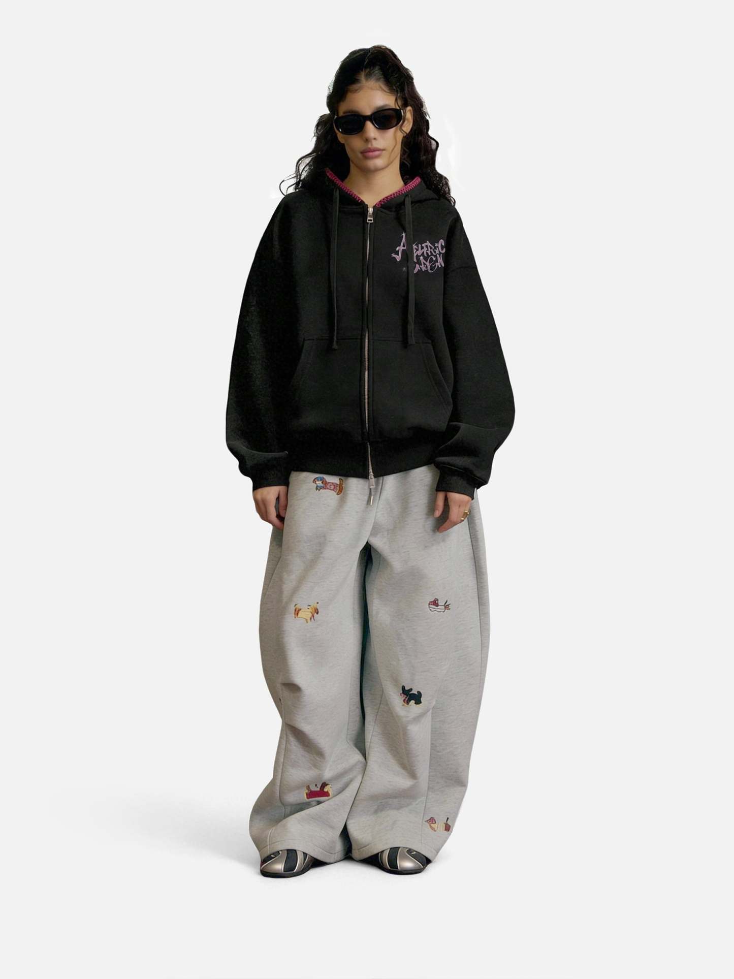 Aelfric Eden Boxy Spider Cherry Hoodie-Limited Sale
