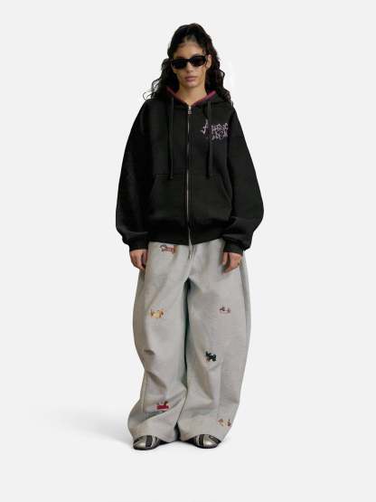 Aelfric Eden Boxy Spider Cherry Hoodie-Limited Sale