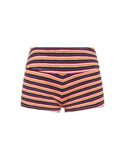 ELLI - LONI Stripe Crochet Short