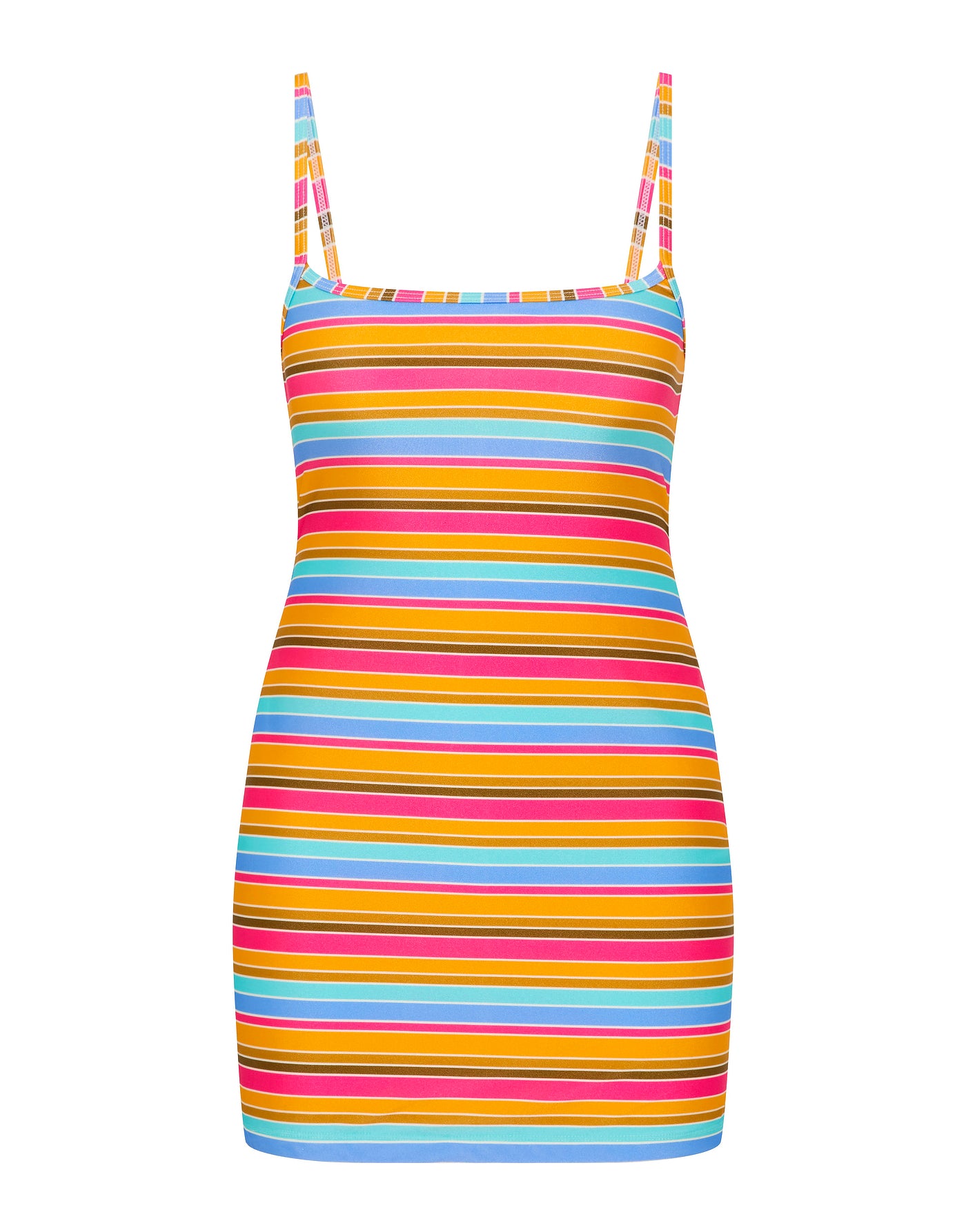 MINNI - MELON STRIPE Mini Dress-Limited Sale