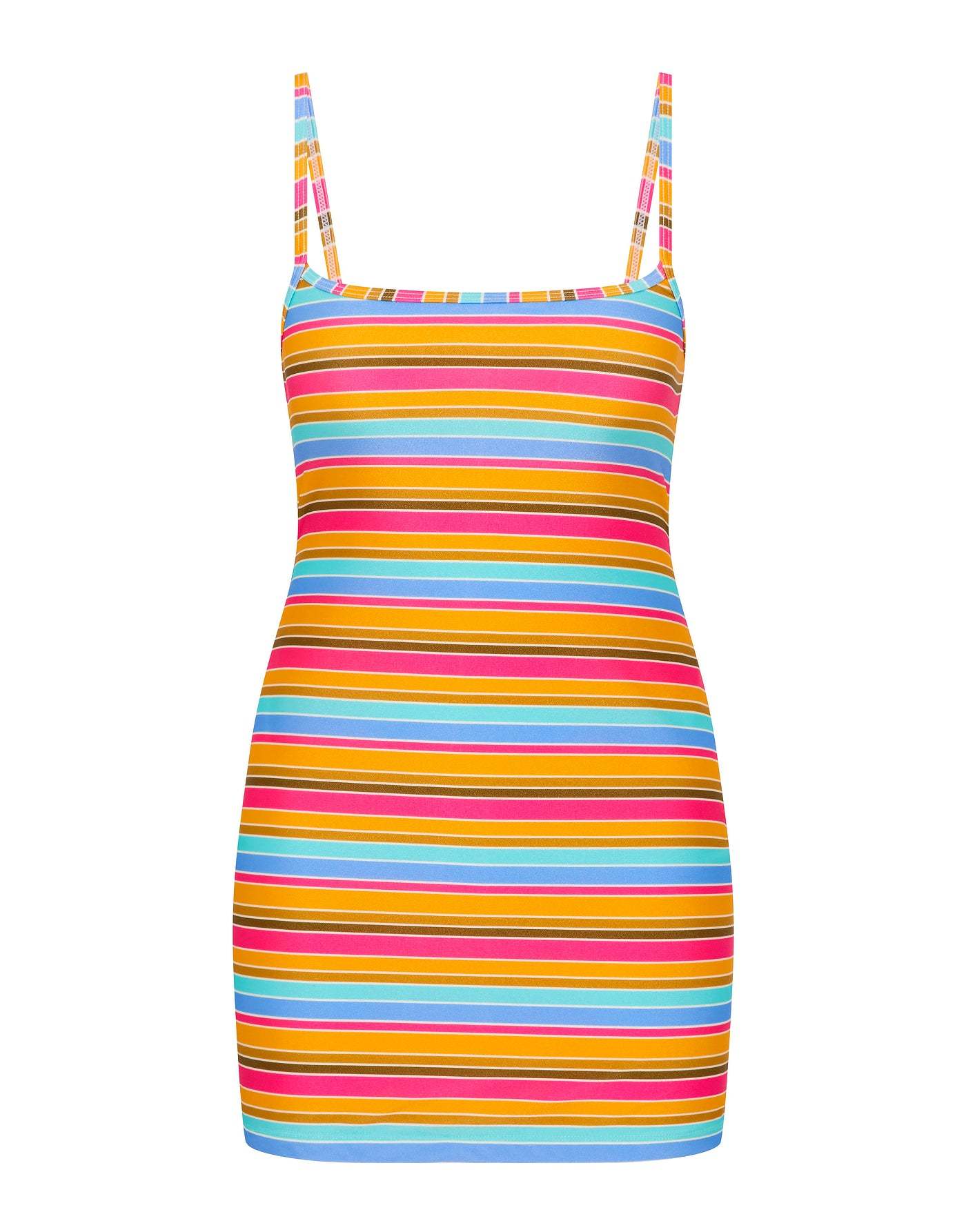 MINNI - MELON STRIPE Mini Dress-Limited Sale