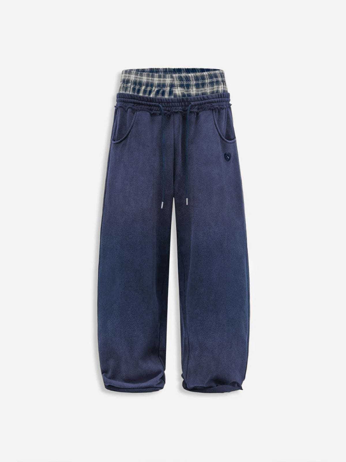 Aelfric Eden Double Waist Vintage Baggy Sweatpants-Limited Sale