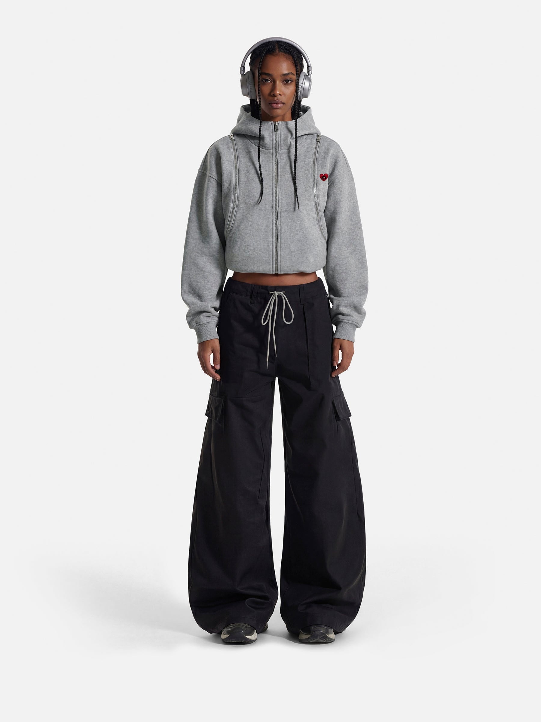 Aelfric Eden Boxy Zip Up Hoodie-Limited Sale