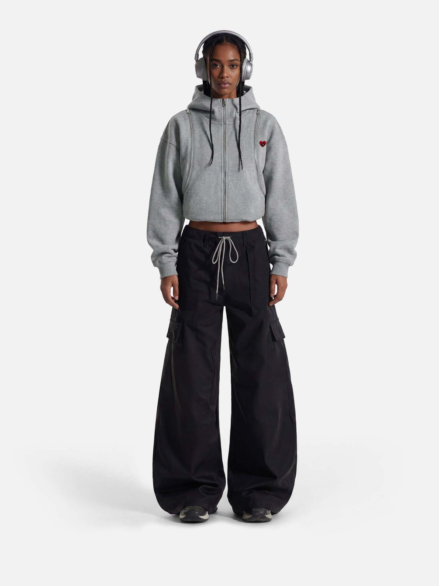 Aelfric Eden Boxy Zip Up Hoodie-Limited Sale