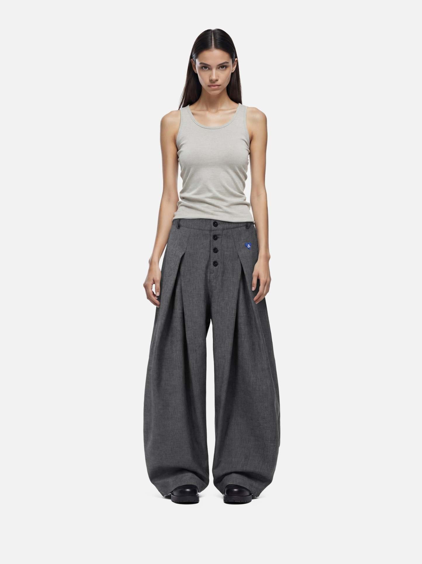 Aelfric Eden Pleated Baggy Barrel Pants-Limited Sale
