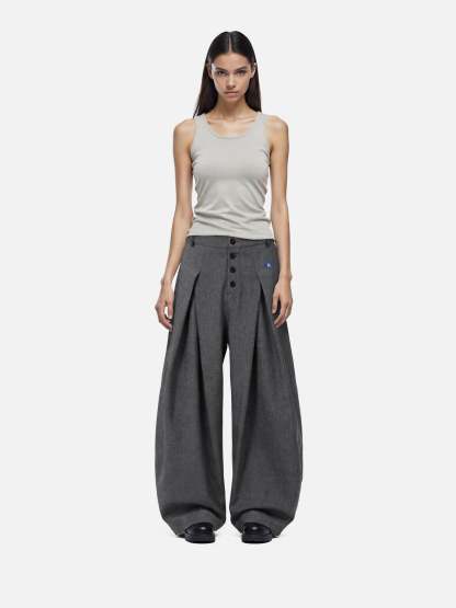 Aelfric Eden Pleated Baggy Barrel Pants-Limited Sale