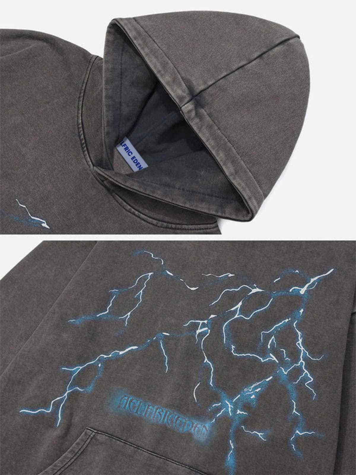 Aelfric Eden Lightning Graphic Hoodie-Limited Sale