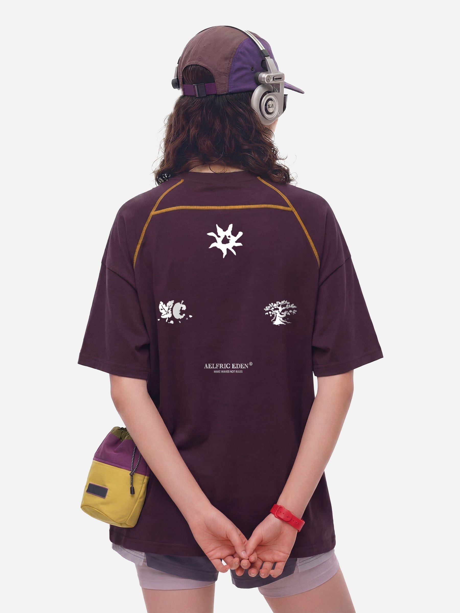 Brezzy Oversized Feather Tech Tee-Limited Sale