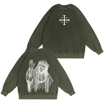 Baldwin IV never gave in to illness King of Jerusalem Washed Unisex T-Shirt/Crewneck/Hoodie-Limited Sale