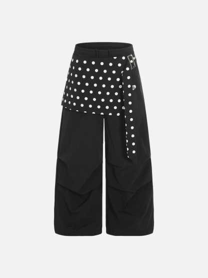 Aelfric Eden Polka Dot Panel Baggy Sweatpants-Limited Sale