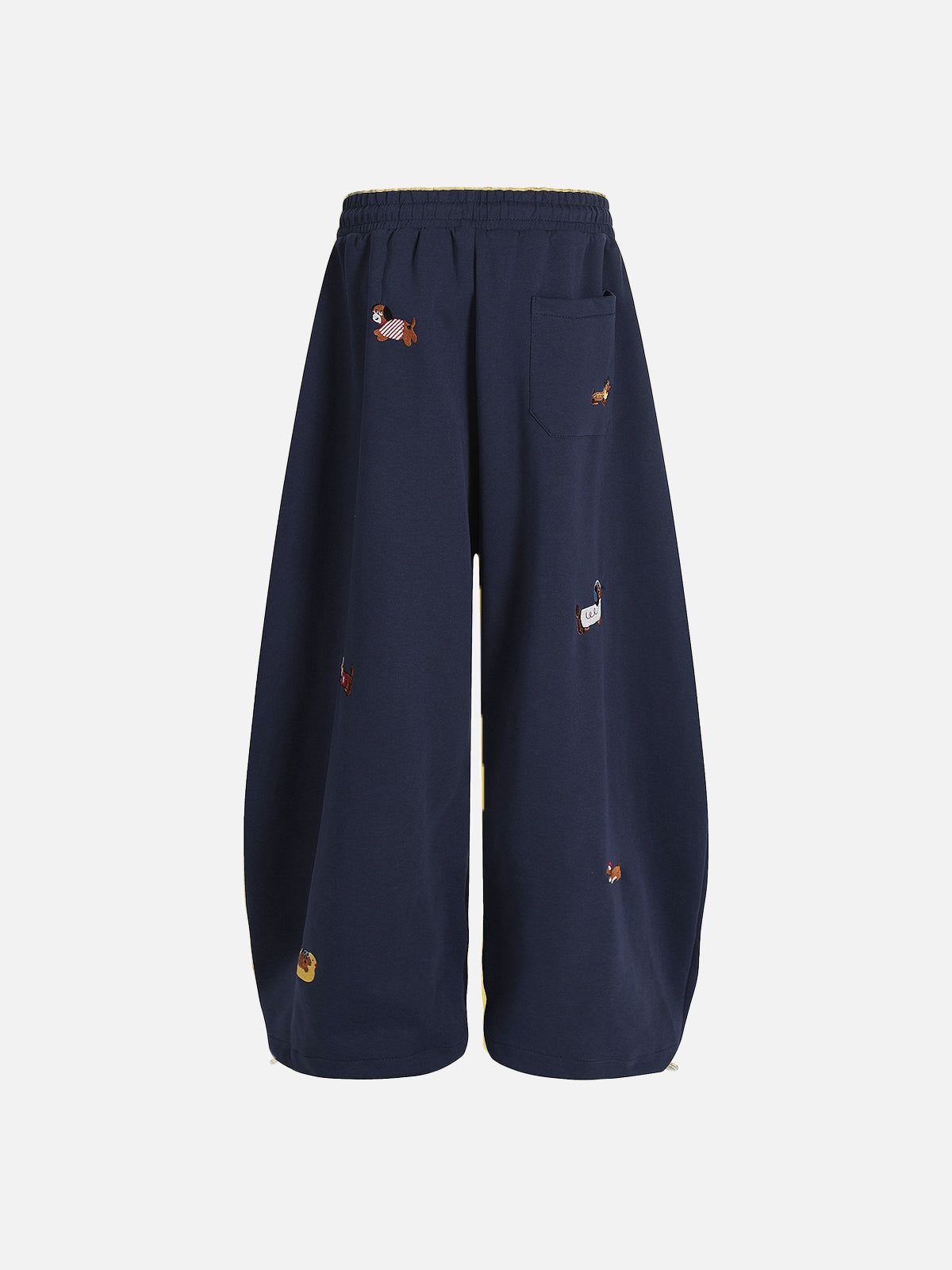 Aelfric Eden Embroidery Dog Baggy Barrel Sweatpants-Limited Sale