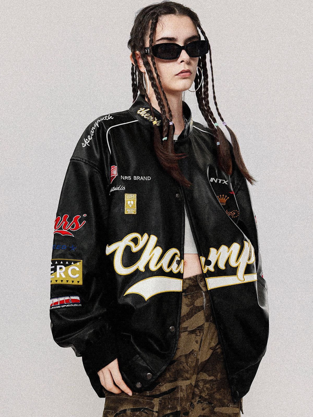 Aelfric Eden Racing Leather Jacket-Limited Sale