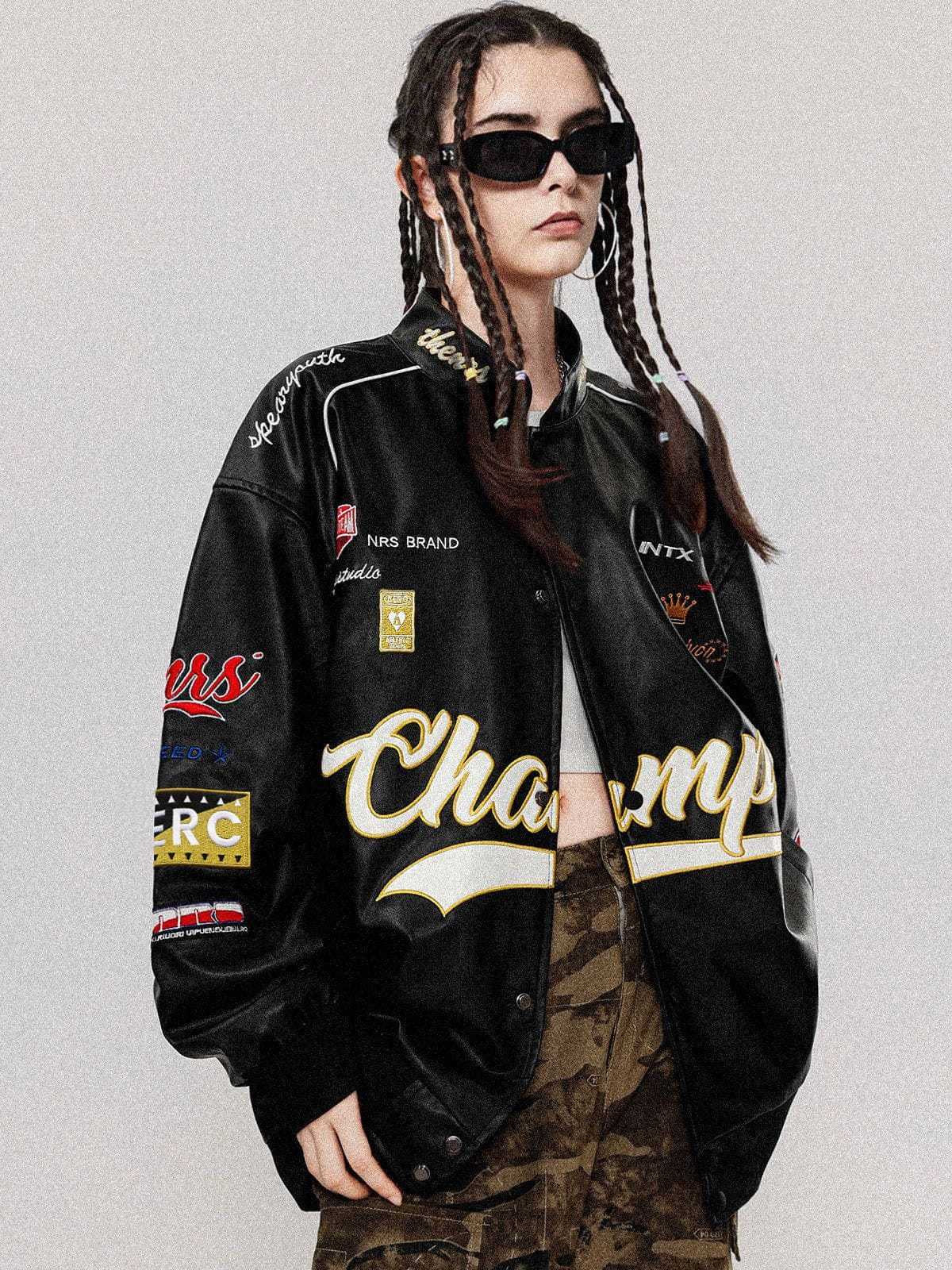 Aelfric Eden Racing Leather Jacket-Limited Sale