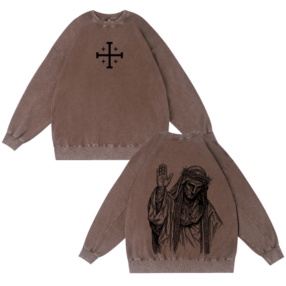 Baldwin IV never gave in to illness King of Jerusalem Washed Unisex T-Shirt/Crewneck/Hoodie-Limited Sale