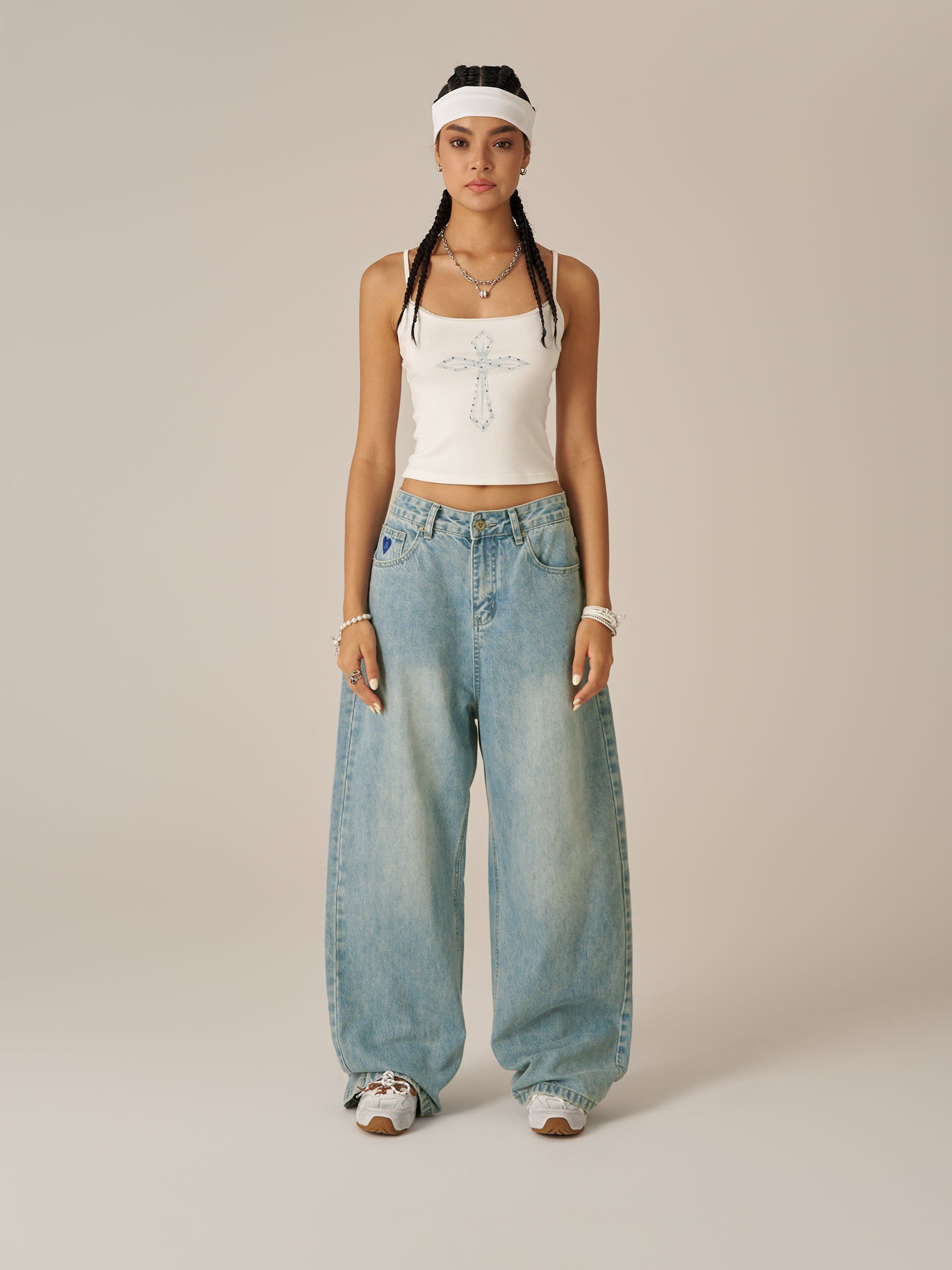 Aelfric Eden Baggy Basic Jeans-Limited Sale