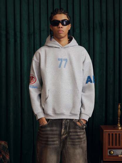 Aelfric Eden 77 Pattern Pullover Hoodie-Limited Sale
