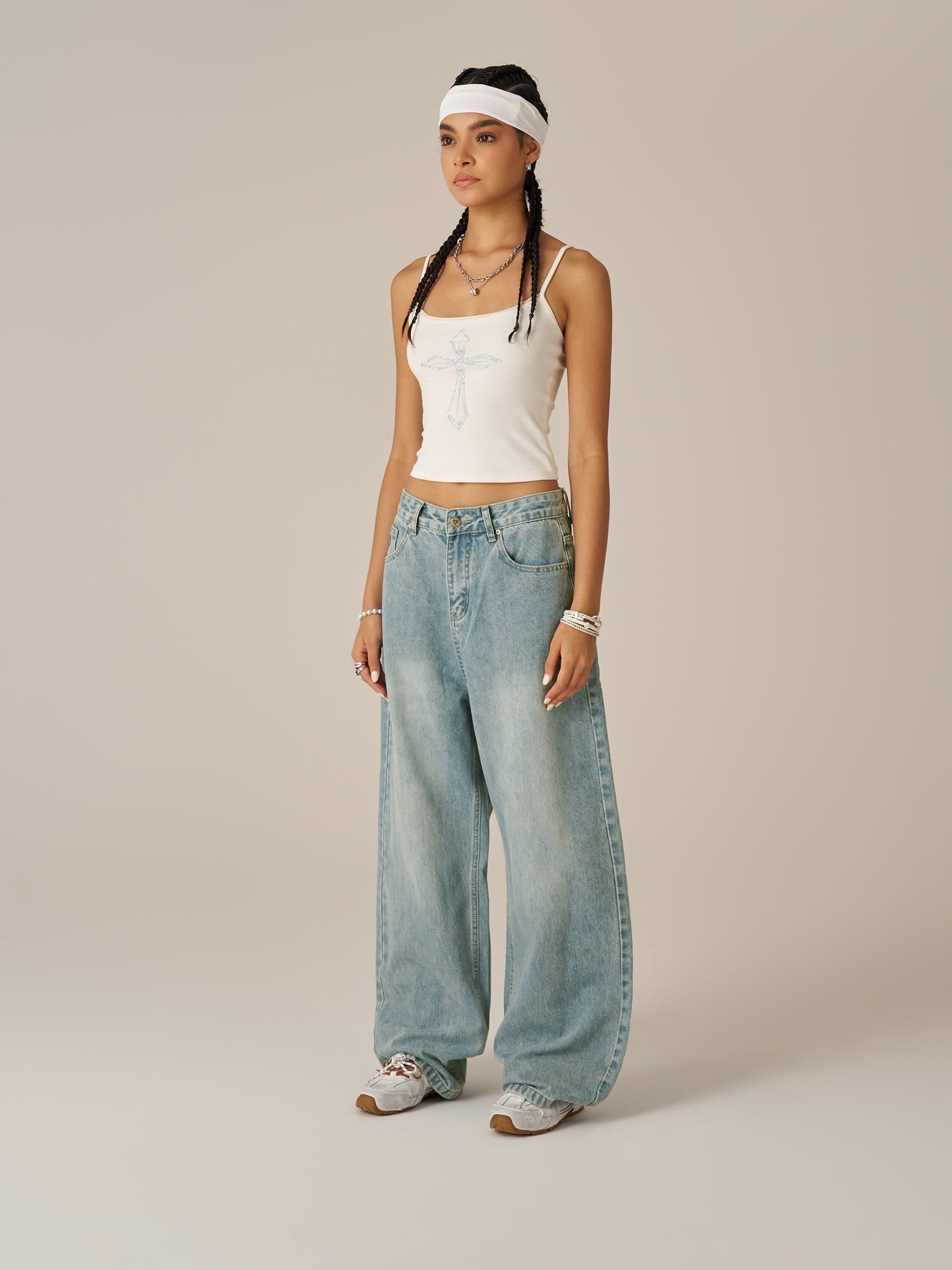 Aelfric Eden Baggy Basic Jeans-Limited Sale