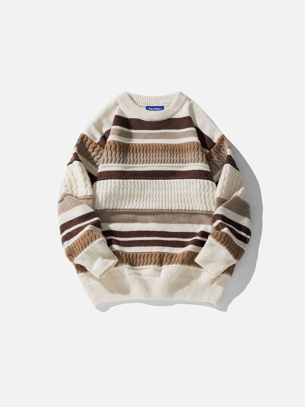 Aelfric Eden Stripe Color Blocking Sweater-Limited Sale