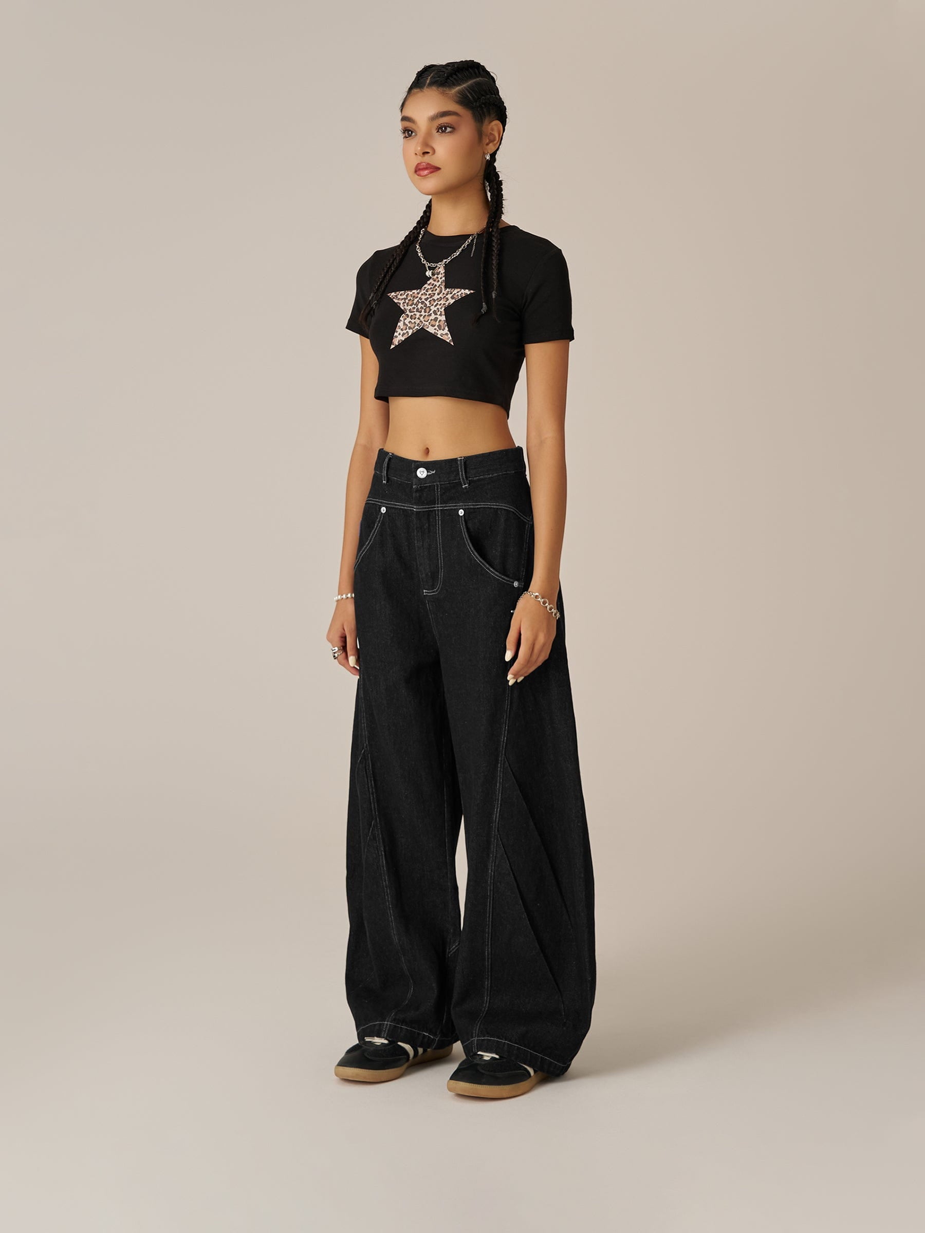 Aelfric Eden Wrinkle Baggy Barrel Jeans-Limited Sale