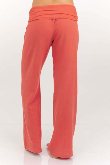 The Iconic Coral Foldover Pants-Limited Sale