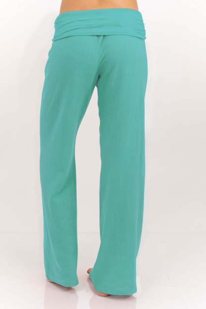 The Iconic Teal Foldover Pants-Limited Sale