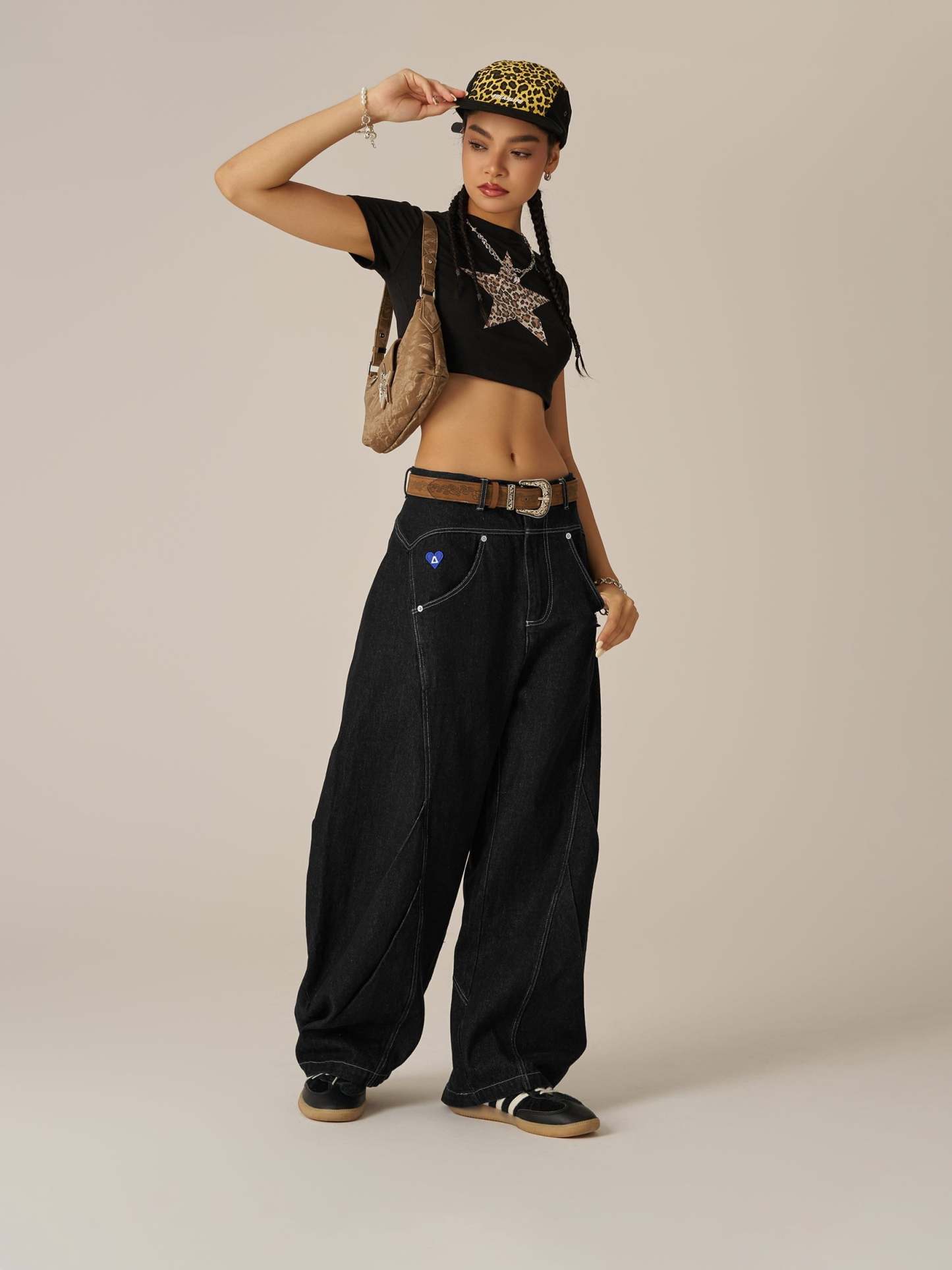Aelfric Eden Wrinkle Baggy Barrel Jeans-Limited Sale