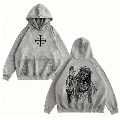 Baldwin IV never gave in to illness King of Jerusalem Washed Unisex T-Shirt/Crewneck/Hoodie-Limited Sale