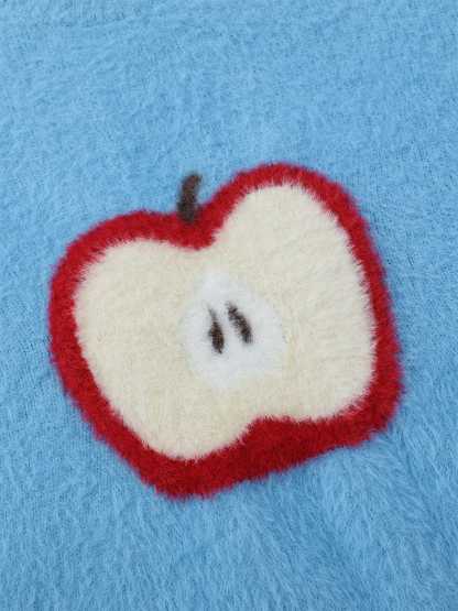 Aelfric Eden Apple Graphic Cropped Sweater-Limited Sale