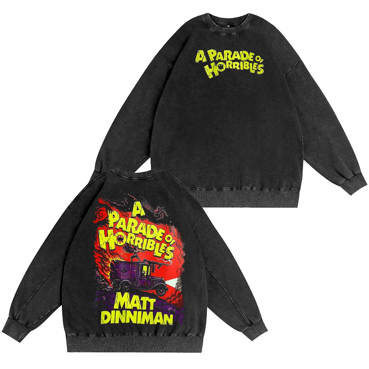 A series of poorly washed T-shirts/crew necks/hoodies-Limited Sale