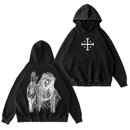Baldwin IV never gave in to illness King of Jerusalem Washed Unisex T-Shirt/Crewneck/Hoodie-Limited Sale