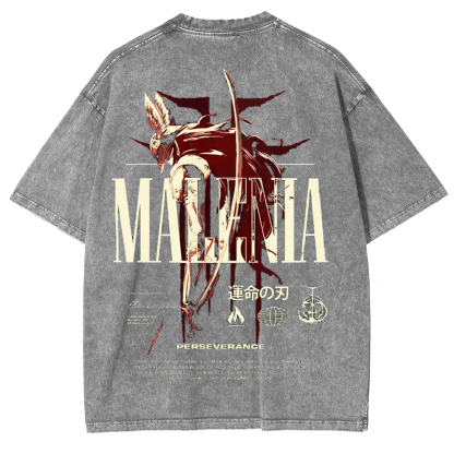 Cursed Goddess Back Elden Ring Vintage Washed Unisex T-Shirt-Limited Sale