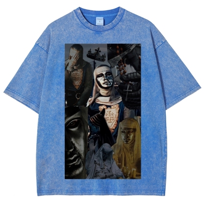Baldwin IV Vintage Unisex Fit Washed T-Shirt 2509009128-Limited Sale