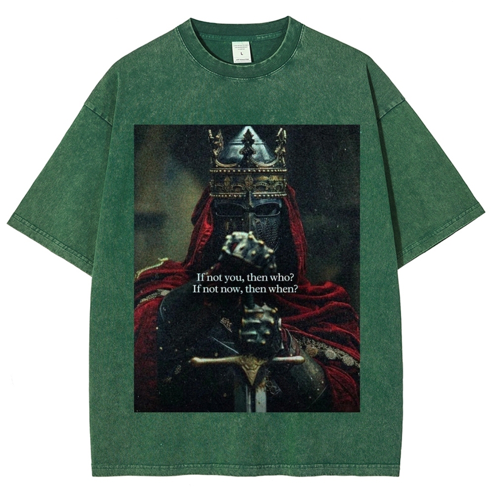 Baldwin IV Vintage Unisex Fit Washed T-Shirt 2509009150-Limited Sale