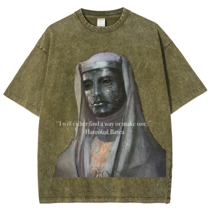 Baldwin IV Vintage Unisex Fit Washed T-Shirt 2509009339-Limited Sale