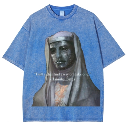 Baldwin IV Vintage Unisex Fit Washed T-Shirt 2509009339-Limited Sale