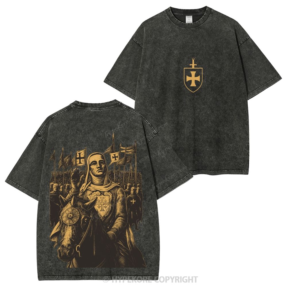 King Baldwin IV Washed Shirt-Limited Sale