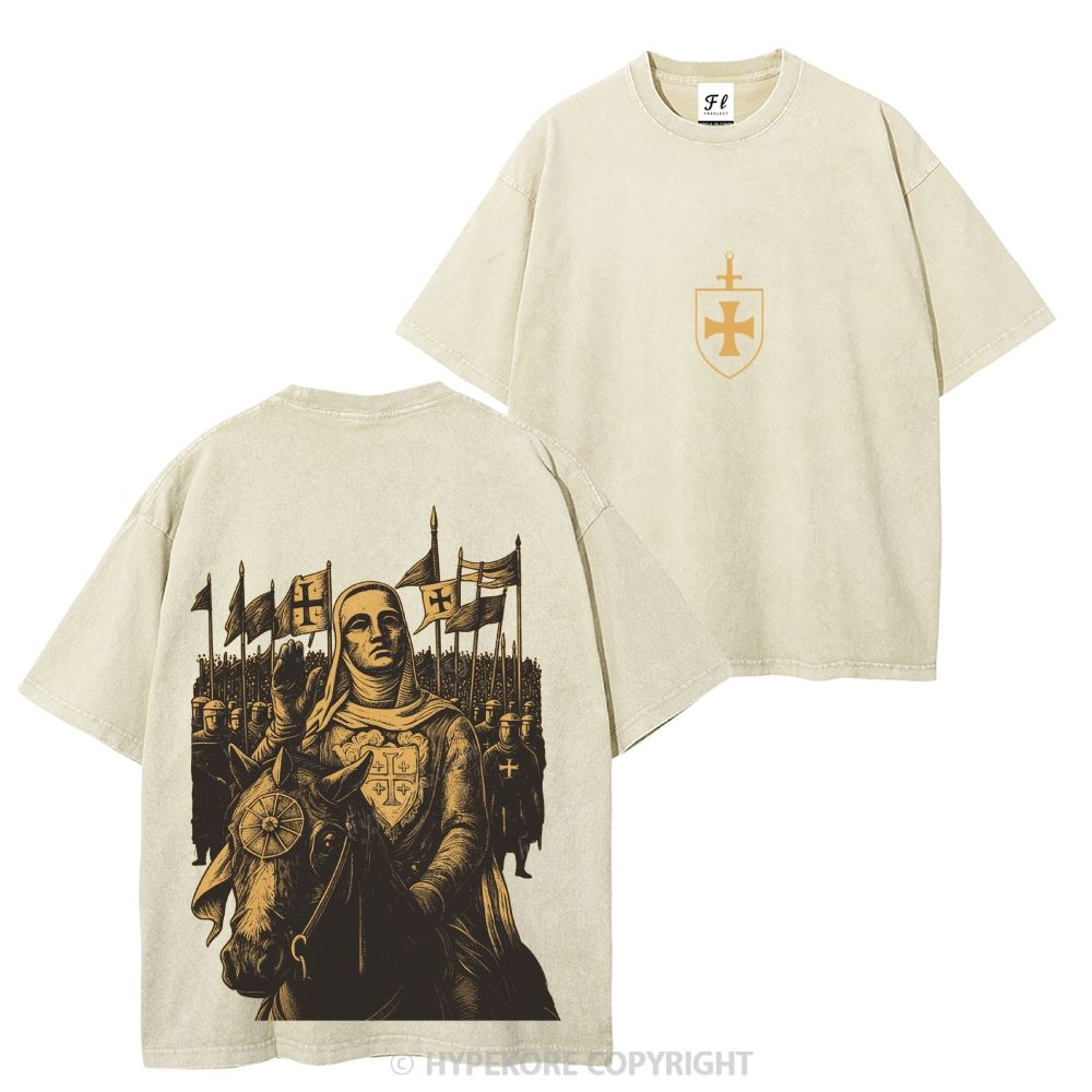 King Baldwin IV Washed Shirt-Limited Sale