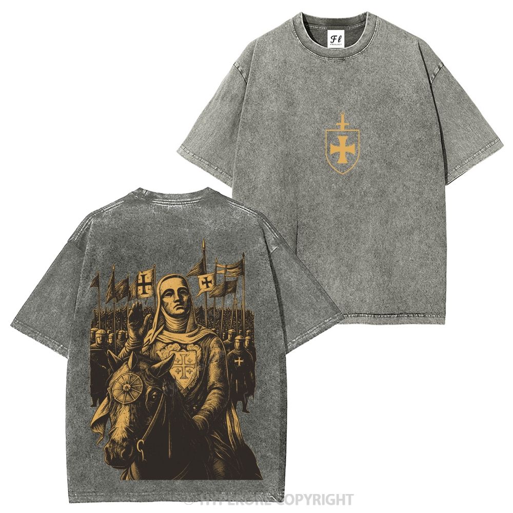 King Baldwin IV Washed Shirt-Limited Sale