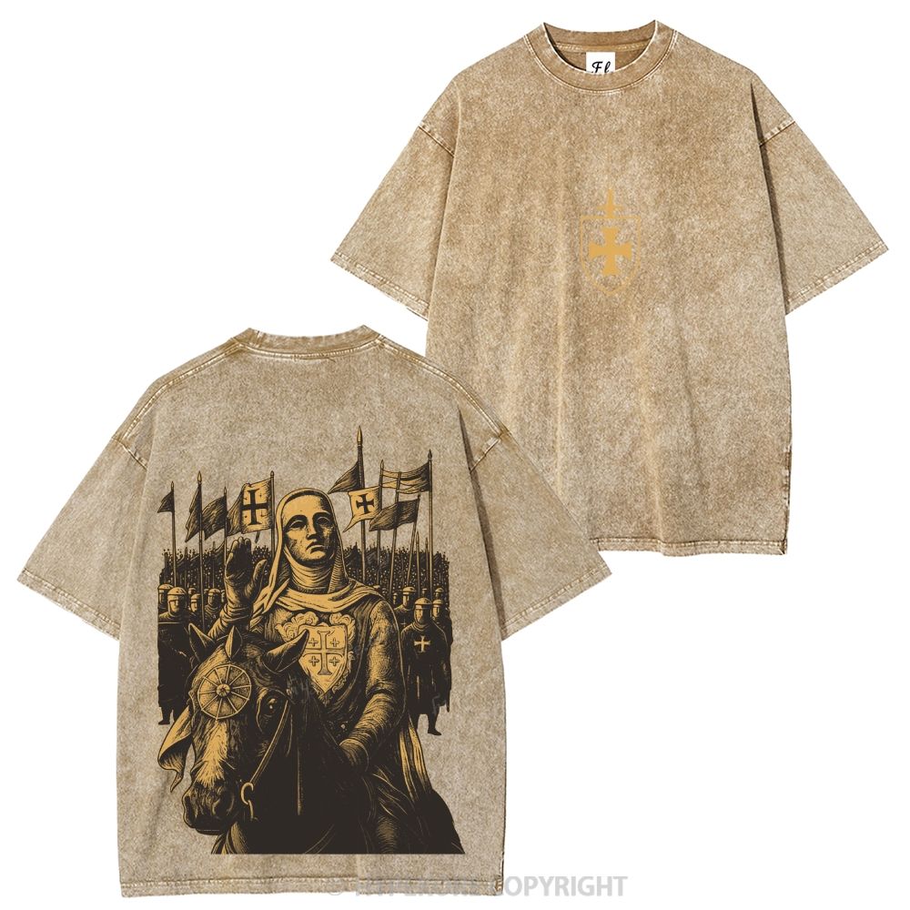 King Baldwin IV Washed Shirt-Limited Sale