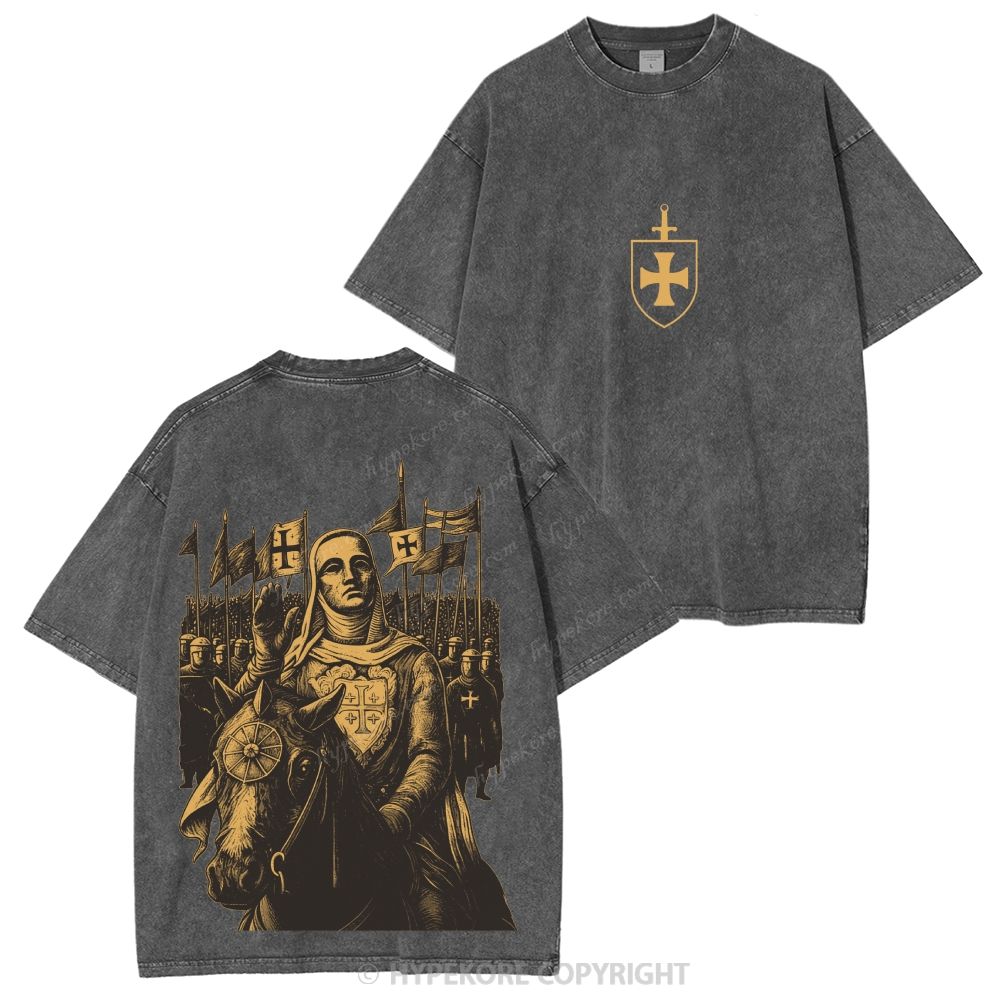 King Baldwin IV Washed Shirt-Limited Sale