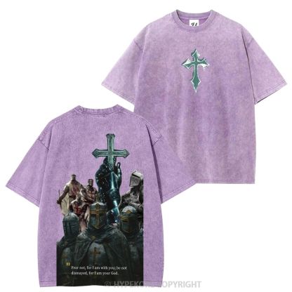Templar Knights Washed T-shirt-Limited Sale