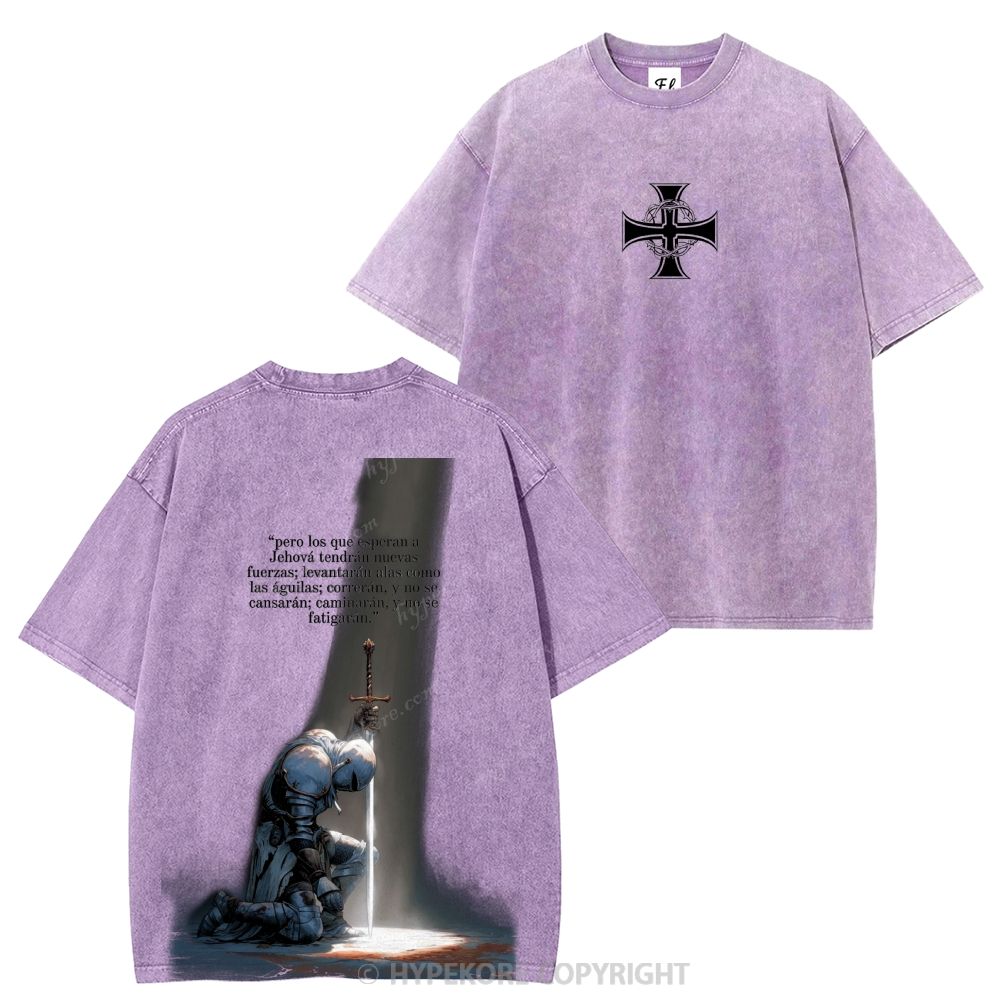 Templar Knights Washed T-shirt-Limited Sale