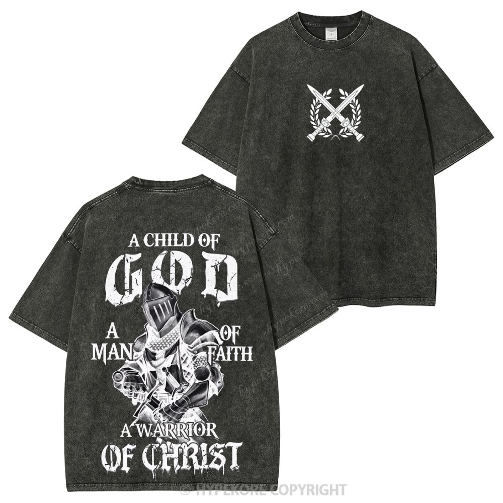 Templar Knights Washed T-shirt-Limited Sale