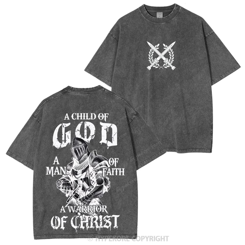 Templar Knights Washed T-shirt-Limited Sale